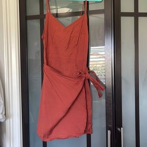 Abercrombie wrap front mini dress